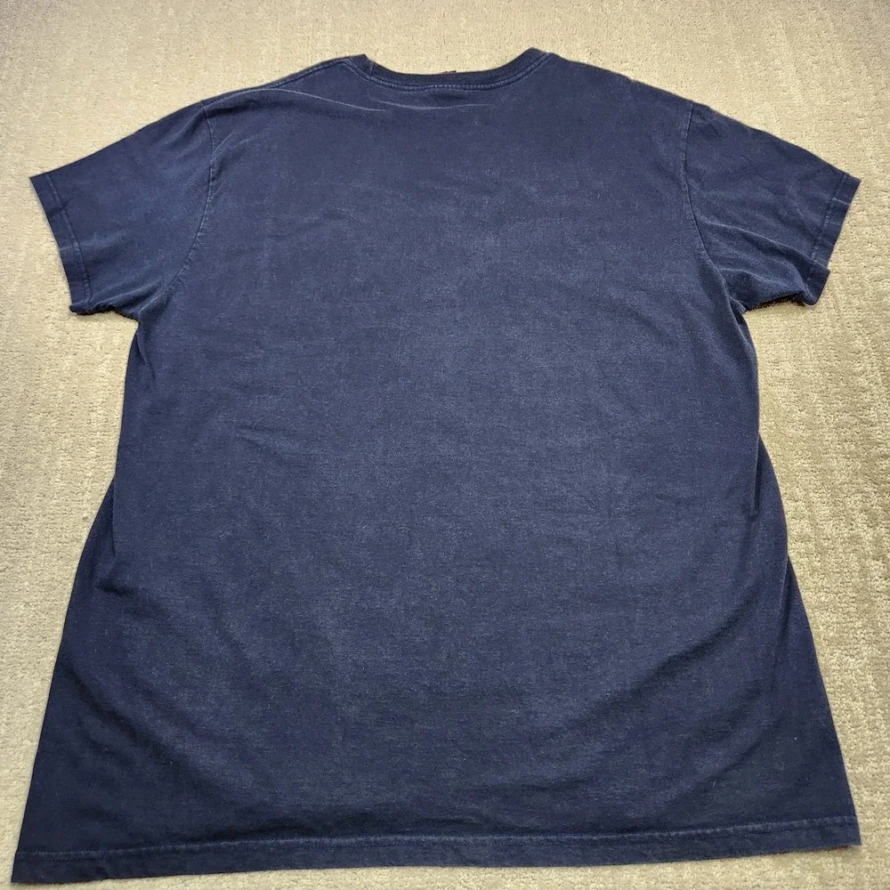 Vintage‎ Ralph Lauren Shirt Men XL Polo Jeans Y2K Spellout Blue 90s RL